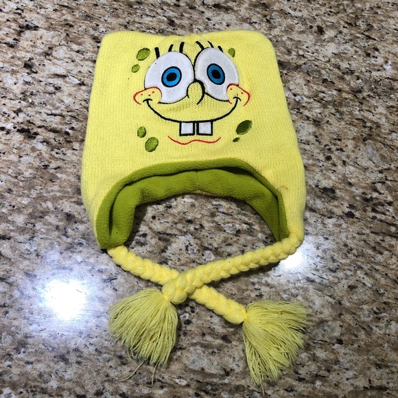 Nickelodeon | Accessories | Nickelodeon Spongebob Squarepants Tassel Yellow Beanie Hat One Size ...